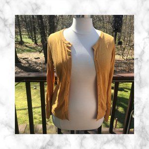 Plus Size Yellow Target Cardigan